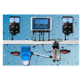 Авт.станция дозир и контр. POOL GUARD-M 7 (PH/CL/T) PANEL(SCL), 0-2 ppm/QPA61010379ER/QPT6101037 — Жемчужина