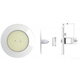 Cветильник N861, LED, RGB 2 пр., встраиваемый, 1 ½", 25Вт, 12ВAC, ABS — Жемчужина