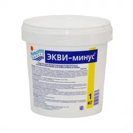 ЭКВИ-минус (рН-минус) гранулы ведро 1 кг (б.) /(1уп=12шт) — Жемчужина