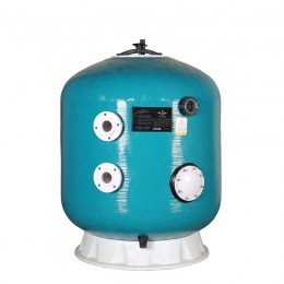 Фильтр HK201200сд, шпул.навивки, d.1.2м, 55м³/ч, выс.1.2м, фланец 3", сопл.+люк+окно, без обвязки — Жемчужина