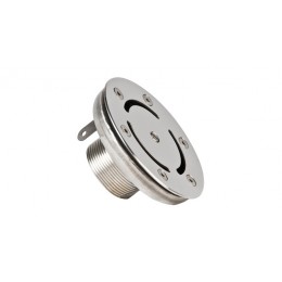 Форсунка донная регулируемая Ø 120 (плитка) G2" (наружн.) нерж. ст. AISI-304 — Жемчужина