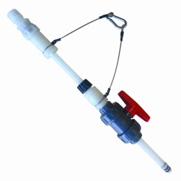 Клапан впрыска регулируемый, PVDF - Витон, 1/2" — Жемчужина