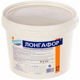 ЛОНГАФОР медленный органический хлор (табл. 100г) ведро 30 кг — Жемчужина