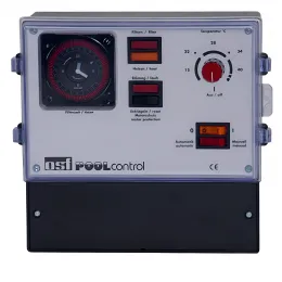 Панель управления фильтрацией и нагревом OSF Pool-Control-400-ES, 380В, 1кВт, 8А макс. — Жемчужина