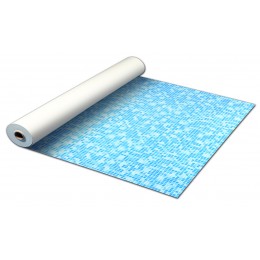 Пленка ПВХ 1,65х25,00м "Alkorplan-3000", "Byzance Blue", мозаика неразмытая — Жемчужина