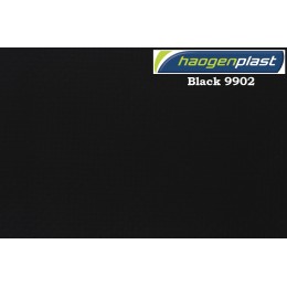 Пленка ПВХ 1,65х25,00м "Haogenplast", Black, черный — Жемчужина