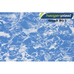 Пленка ПВХ 1,65х25,00м "Haogenplast", Granit NG 1, светлый гранит — Жемчужина