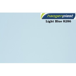 Пленка ПВХ 1,65х25,00м "Haogenplast", Light Blue, голубой — Жемчужина