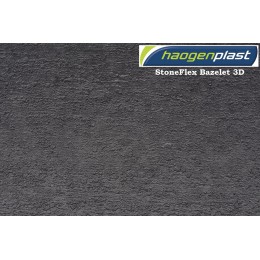 Пленка ПВХ 1,65х25,00м "Haogenplast StoneFlex", Bazelet, серый — Жемчужина