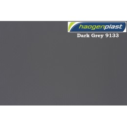 Пленка ПВХ 1,65х25,00м "Haogenplast Unicolors", Dark Grey, темно-серый — Жемчужина