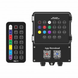 Преобразователь напряжения Drv220 с дист.упр., RGB 2пр.,600Вт, 220/220ВAC, WiFi, пульт — Жемчужина