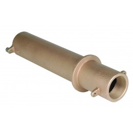 Стеновой проход дл.240 RG-бронза подкл. 1½" (внутр)х1½"(внутр)(плитка) — Жемчужина