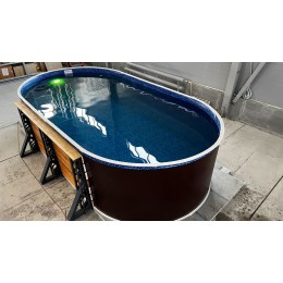 Стойки (Комбо) для каркаса овальных бассейнов шириной 5,0м., платина/ТМ977_500 — Жемчужина