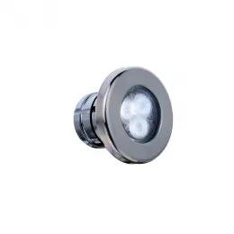 Светильник "Astralpool LUMIPLUS MINI QUICK 2.11" Белый 4Вт/12В, накладка AISI-316, каб.2,5м, плитка — Жемчужина