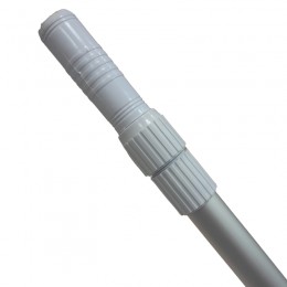 Телескопическая штанга 2,4-4,8м. Гладкая серебристая GemLab /TPS-0.8S-2/2400/ — Жемчужина
