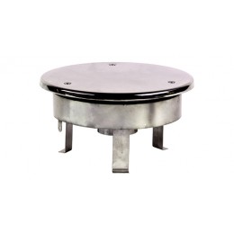 Водозабор с антивихр. крышкой д.250 (плёнка) G2,5" (внутр.) нерж. AISI-304 — Жемчужина